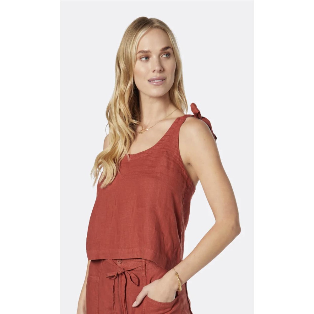 NwT Joie Jina 100% Linen Top, Size XL, Burnt Henna - Sold Out Website